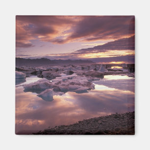 Imã Islândia, Lagoa Jokulsarlon, Paisagem