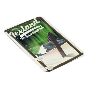 Ímã Islândia para Snowboard