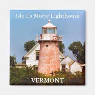Imã Isle La Motte Lighthouse, Vermont Magnet