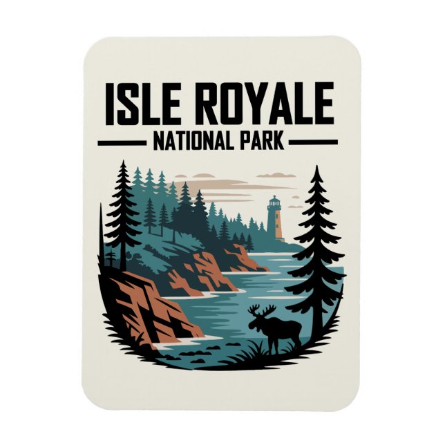 Ímã Isle Royale National Park Scenderness (Vertical)