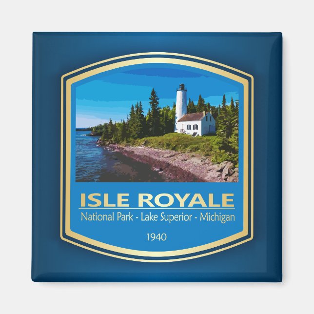 Imã Isle Royale NP (PF1) (Frente)