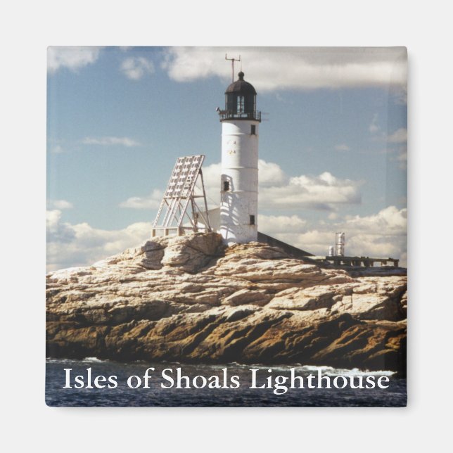 Imã Isles of Shoals Lighthouse, New Hampshire Magnet (Frente)