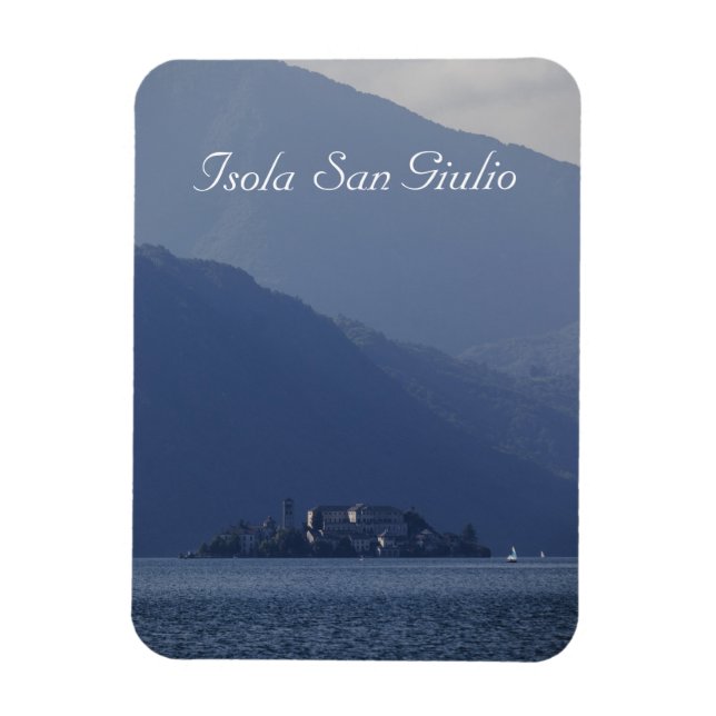 Ímã Isola San Giulio, Lago Orta, Itália (Vertical)