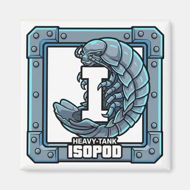 Imã Isópode (Isópode Gigante) – Aprendizado ABC ao est (Frente)