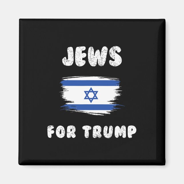 Imã Israel Bandeira Judeus para Trump (Frente)