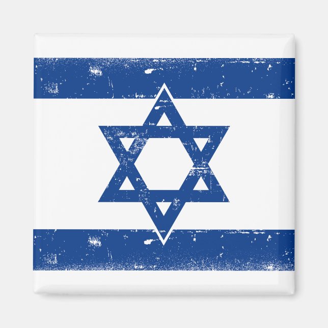 Imã Israel Flag Grungge (Frente)