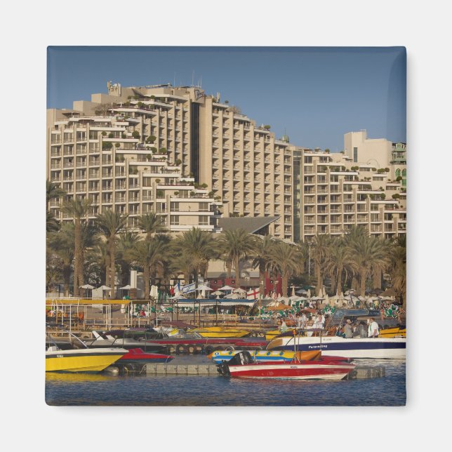 Imã Israel, o Negev, Eilat, a praia do Mar Vermelho (Frente)