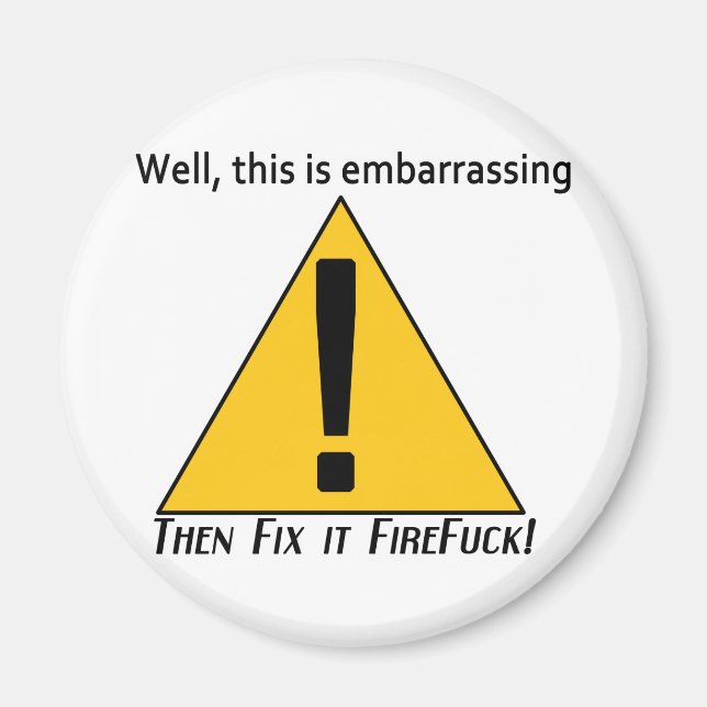 Imã Isso é embaraçoso (Frente)