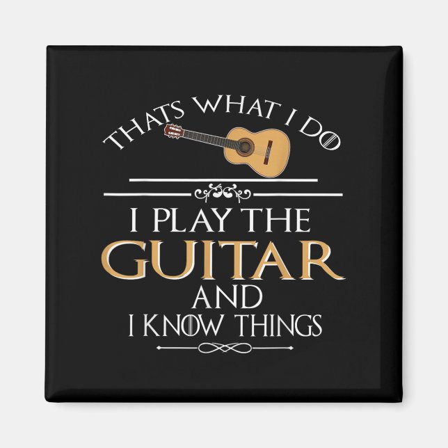 Imã Isso É O Que Eu Faço Eu Touch The Guitar E Eu Sei  (Frente)