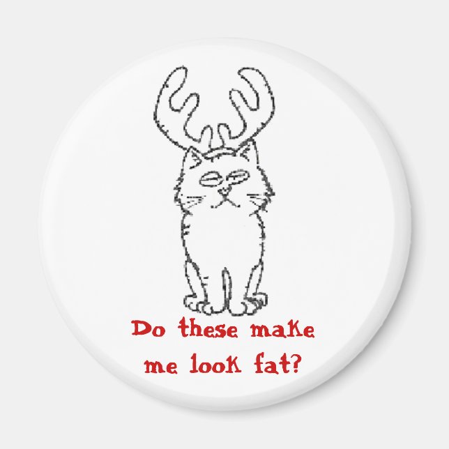 Imã Isso me faz parecer gordo? (Frente)