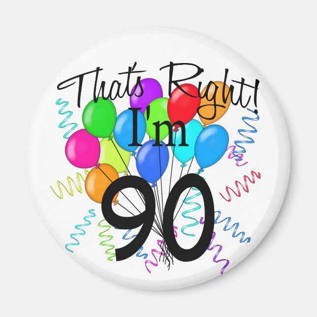 Imã Isso mesmo, tenho 90 anos. (Frente)