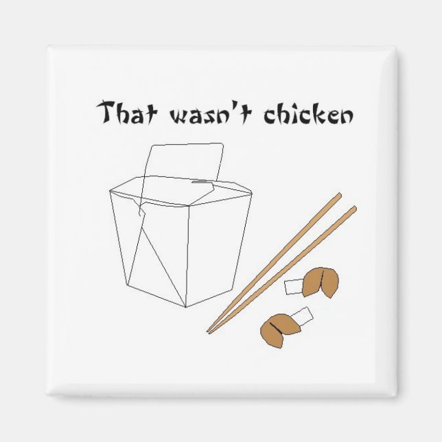 Imã Isso não era magneta de galinha (Frente)