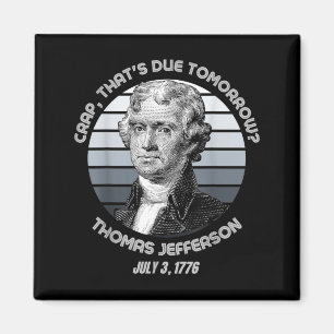 Imã Isso Vence Amanhã Thomas Jefferson Engraçado 4 De