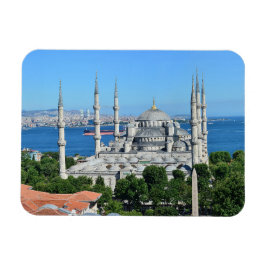 Ímã Istambul Turquia Mesquita Azul Arquitetura Vista D