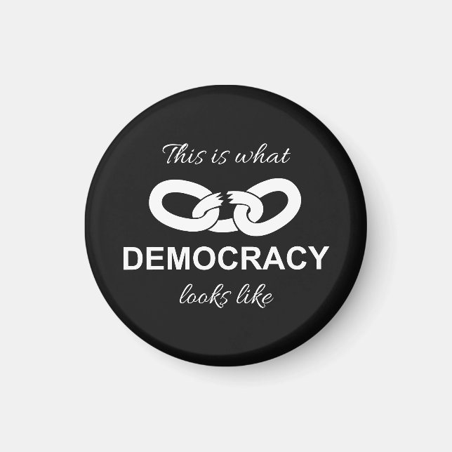 Imã Isto é o que a Democracia Parece (Frente)