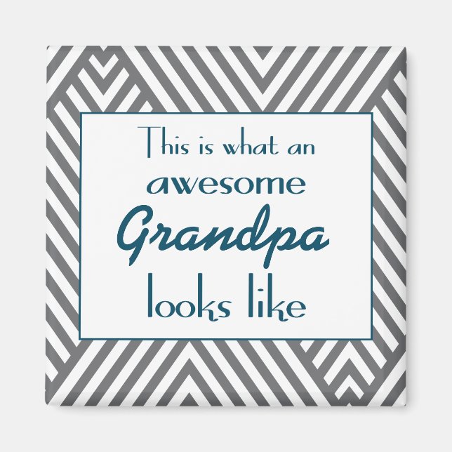 Imã Isto É O Que Um Avô Incrível Parece (Frente)