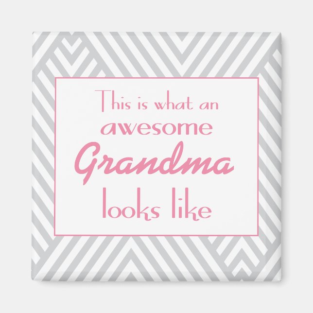 Imã Isto É O Que Uma Avó Incrível Parece (Frente)