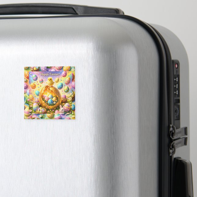 Imã Isto são ímanes, frango mágico de Páscoa e coelho  (In Situ (Luggage))