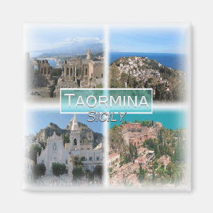 Imã IT3271 Europa, Itália, Sicília, Taormina, geladeir