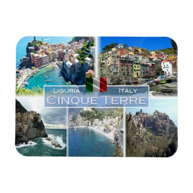 Ímã IT Itália - Cinque Terre - (Horizontal)