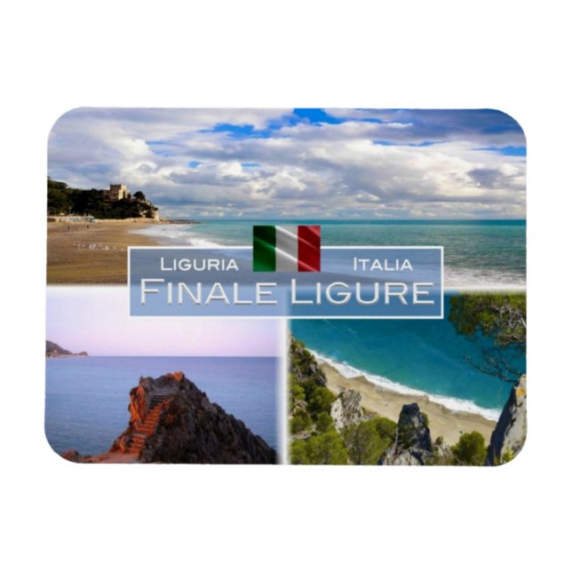 Ímã IT Itália - Finale Ligure - Castelletto (Horizontal)