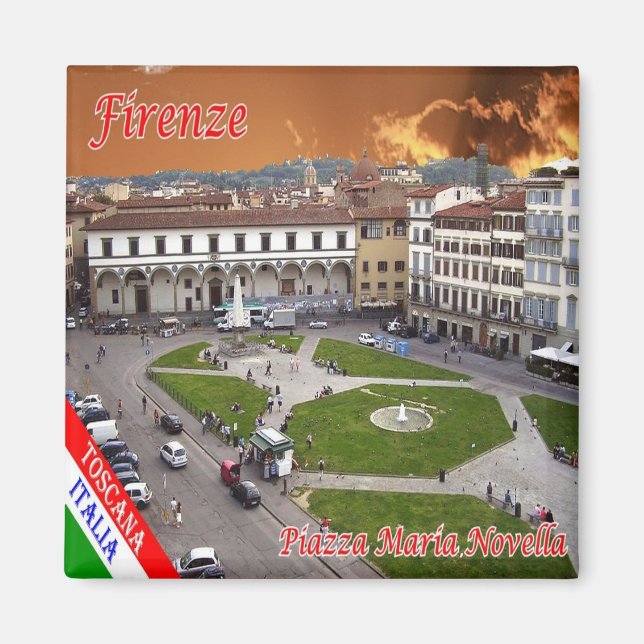 Imã IT - Itália - Florença - Piazza Maria Novella (Frente)