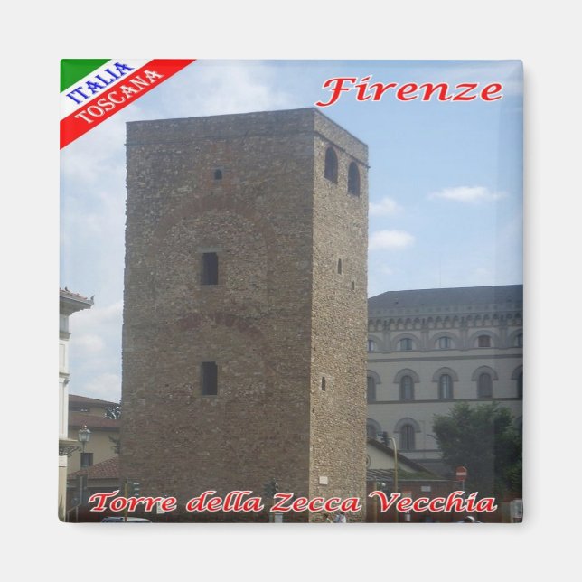 Imã IT - Itália - Florença - Torre da Zecca Vecchia (Frente)