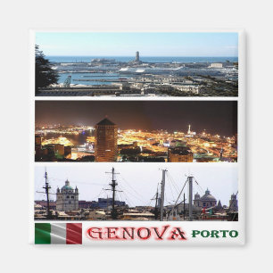 Imã IT - Itália - Génova - Porto - Colagem Mosaica