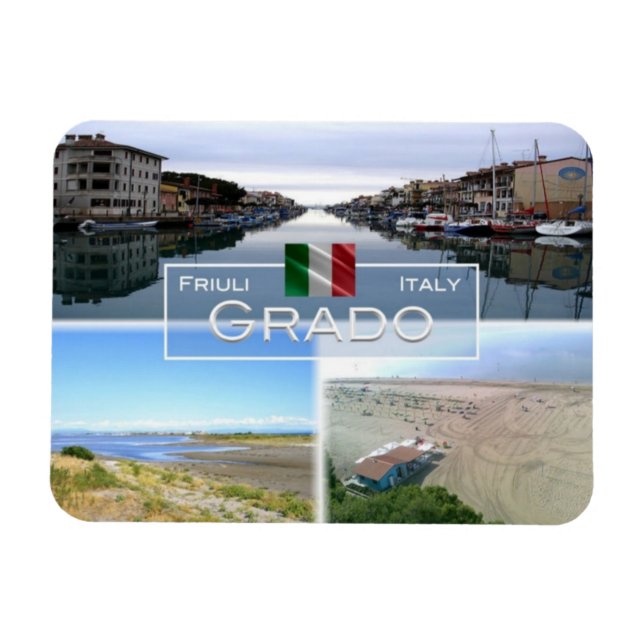 Ímã IT Itália - Grado - Pinewood - (Horizontal)