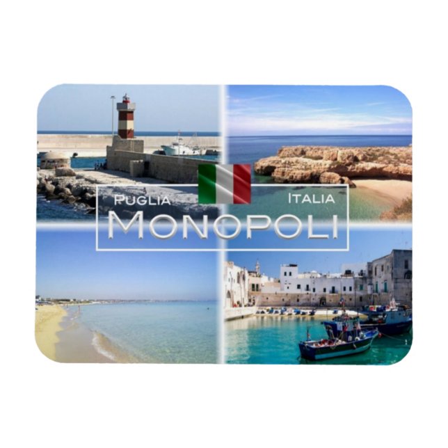 Ímã IT Itália - Monopoli - Capitolo - (Horizontal)