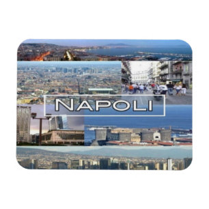 Ímã IT Itália - Napoli - Mosaico -