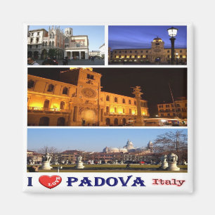 Imã IT - Itália - Padova - I Love - Collage Mosaic