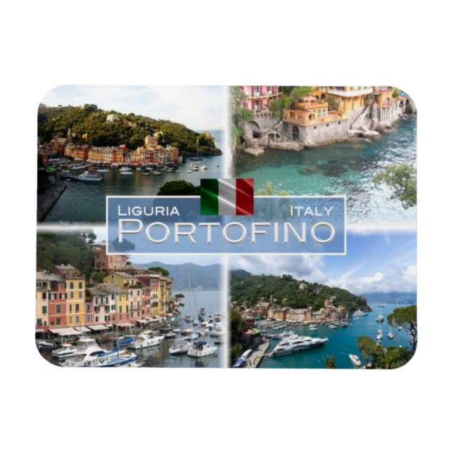 Ímã IT Itália - Portofino - (Horizontal)