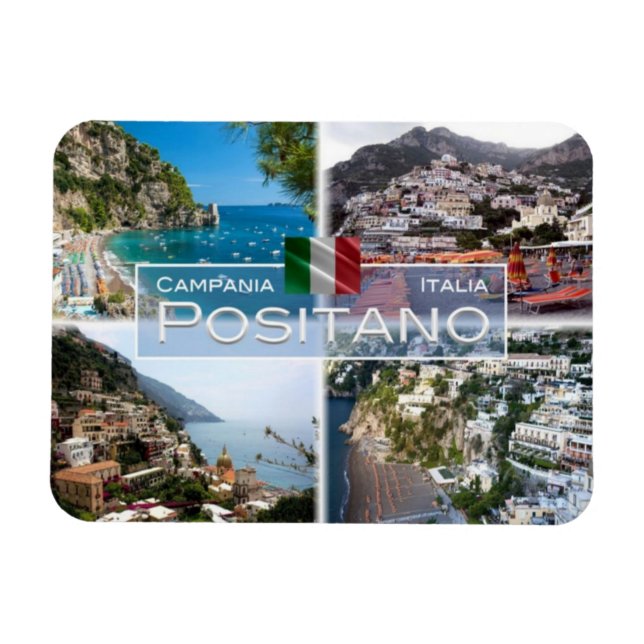 Ímã IT Itália - Positano - (Horizontal)