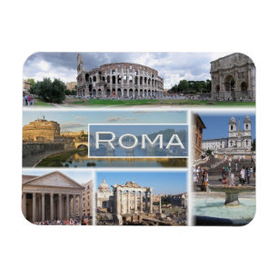 Ímã IT Itália - Roma - Colosseo e Arco di Costantino
