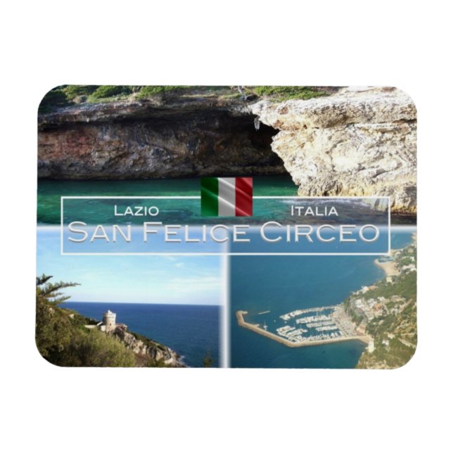 Ímã IT Itália - San Felice Circeo - (Horizontal)