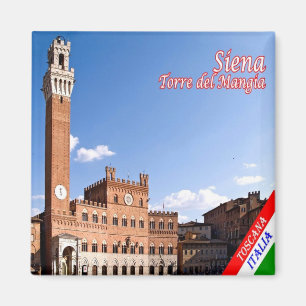 Imã IT-Itália-Siena-Palazzo com o Torre del Mangia