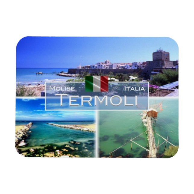 Ímã IT Itália - Termoli - Foce del torrente Sinarca - (Horizontal)