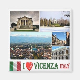 Imã IT - Itália - Vicenza - I Love - Collage