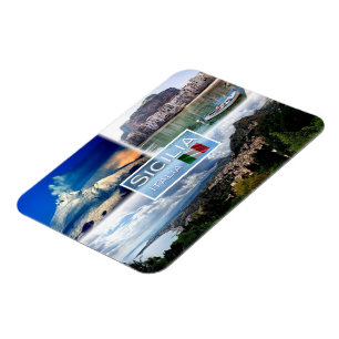 Ímã IT Sicilia - Etna - Cefalu - Taormina