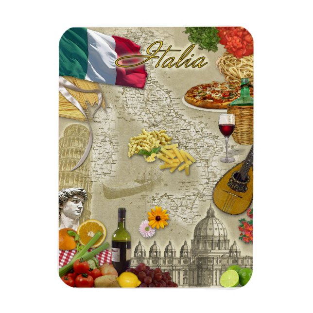 Ímã Itália (Vertical)