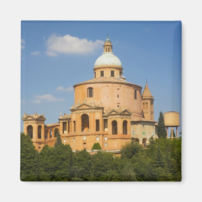 Imã Itália, Bolonha, Dia do Sol com Portico di San (Frente)