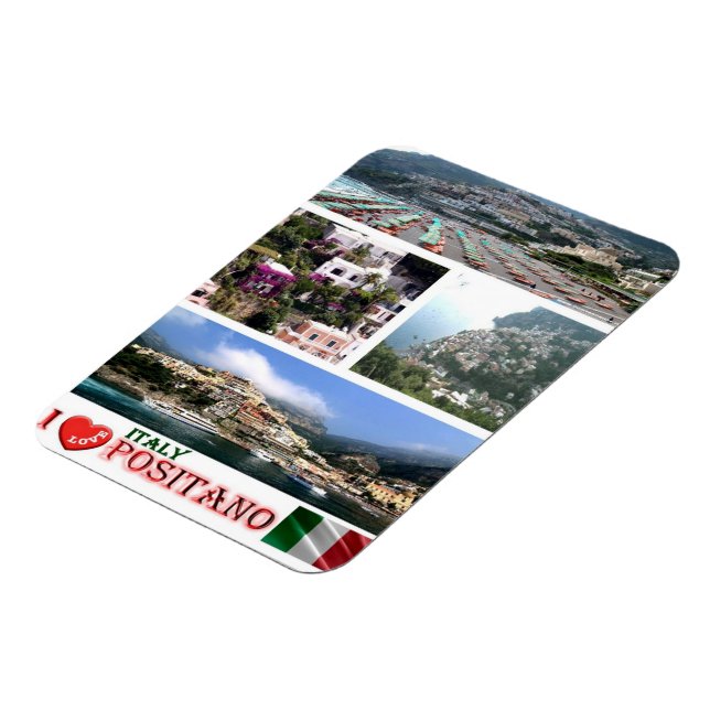 Ímã Itália - Campânia - Costa Amalfi - Positano - (Left Side)