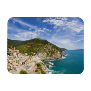 Ímã Itália, Cinque Terre, Vernazza, Hillside Town de 