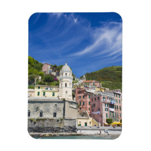 Ímã Itália, Cinque Terre, Vernazza, Porto e Igreja