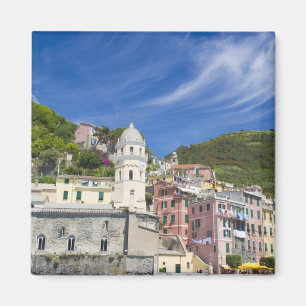 Imã Itália, Cinque Terre, Vernazza, Porto e Igreja