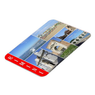 Ímã Itália - Emilia Romagna - Rimini - Mosaico -