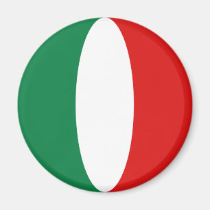 Imã Itália Fisheye Flag Magnet