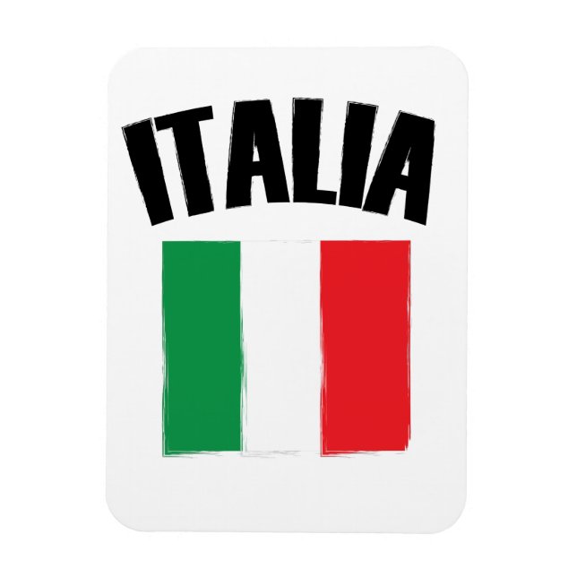 Ímã Italia Flag Itália (Vertical)