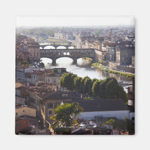 Imã Italia, Florença, Ponte Vecchio e River Arno